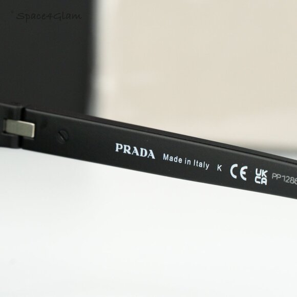 NEW Prada Linea Rossa PS05YS DG006U Black Dark Green Rectangle Unisex Sunglasses - Picture 6 of 8